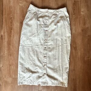 Barneys Cream Skirt